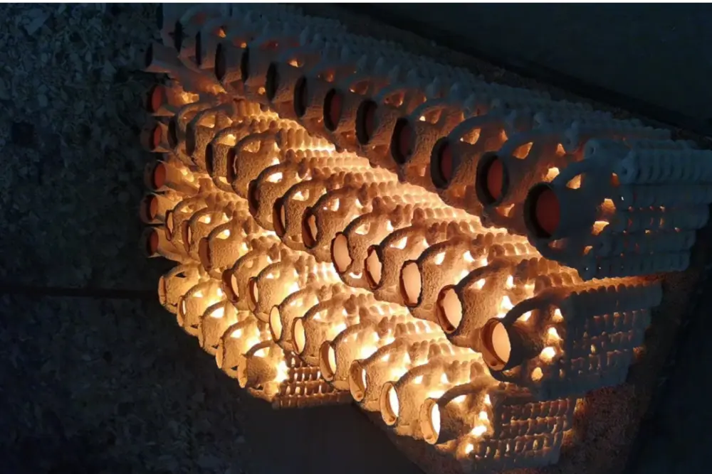 Induction melting and pouring for investment casting Stainless steel melting and pouring using induction furnace for investment casting